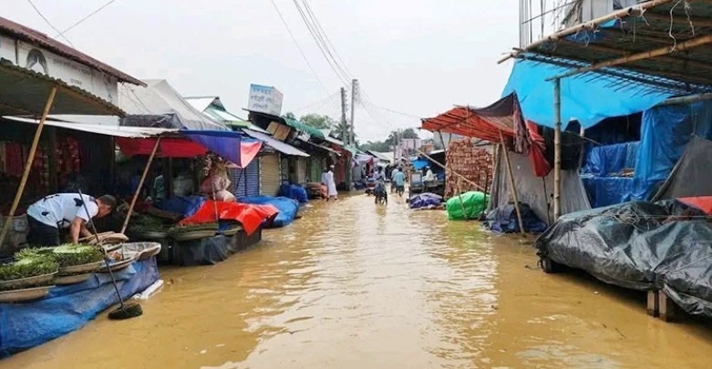 পাহাড়ি ঢলে ৩ নদীর পানি বিপদসীমার ওপরে